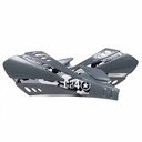 CUBRE MANO SX FRENO A DISCO GRIS (JGO) CIRCUIT PM030-003