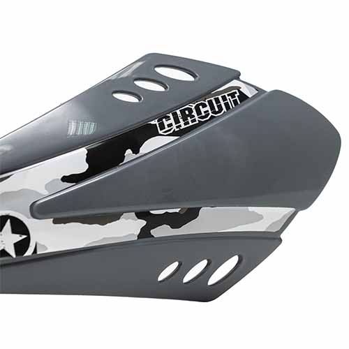 CUBRE MANO SX FRENO A DISCO GRIS (JGO) CIRCUIT PM030-003