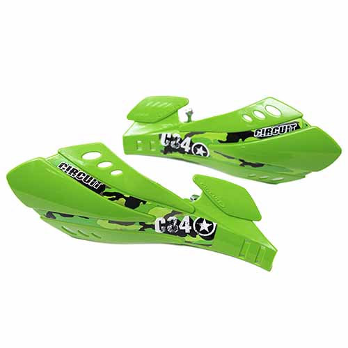 CUBRE MANO SX FRENO A DISCO VERDE (JGO) CIRCUIT PM030-007