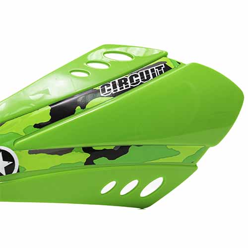 CUBRE MANO SX FRENO A DISCO VERDE (JGO) CIRCUIT PM030-007