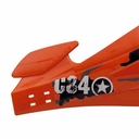 CUBRE MANO SX FRENO A DISCO NARANJA (JGO) CIRCUIT PM030-009