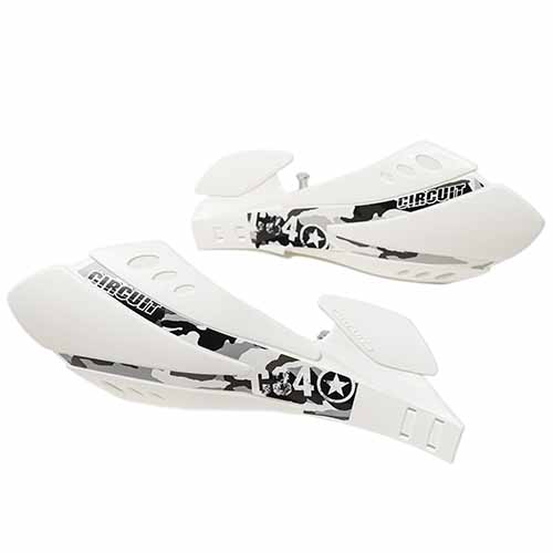 CUBRE MANO SX FRENO A DISCO BLANCO (JGO) CIRCUIT PM030-002