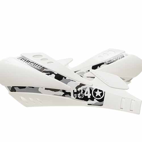 CUBRE MANO SX FRENO A DISCO BLANCO (JGO) CIRCUIT PM030-002