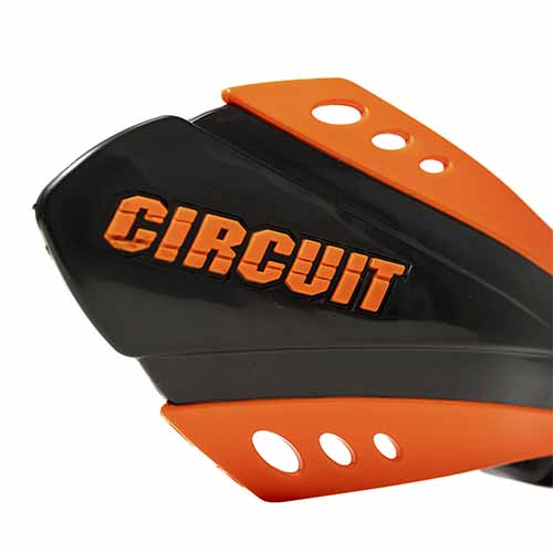 PROTECTOR DE MANO SX BICOMP NEGRO/NARANJA (JGO) CIRCUIT PM033-219