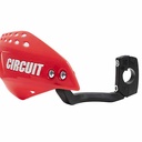 CUBRE MANO VECTOR ROJO FLUO/BLANCO (JGO) CIRCUIT PM061-2A2