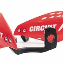 CUBRE MANO VECTOR ROJO FLUO/BLANCO (JGO) CIRCUIT PM061-2A2