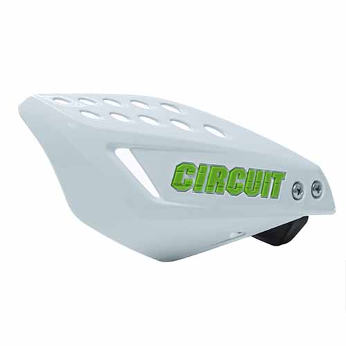CUBRE MANO VECTOR BLANCO/VERDE (JGO) CIRCUIT PM061-227