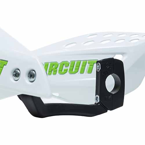 CUBRE MANO VECTOR BLANCO/VERDE (JGO) CIRCUIT PM061-227