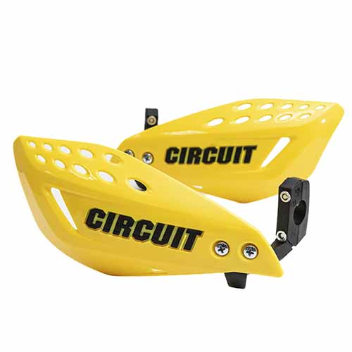 CUBRE MANO VECTOR AMARILLO/NEGRO (JGO) CIRCUIT PM061-261