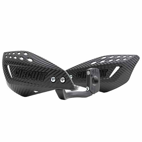 CUBRE MANO VECTOR CARBONO/NEGRO (JGO) CIRCUIT PM061-2D1