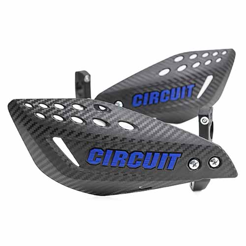 CUBRE MANO VECTOR CARBONO/AZUL (JGO) CIRCUIT PM061-2D4