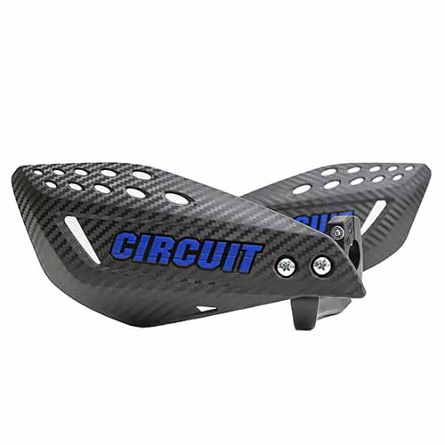 CUBRE MANO VECTOR CARBONO/AZUL (JGO) CIRCUIT PM061-2D4