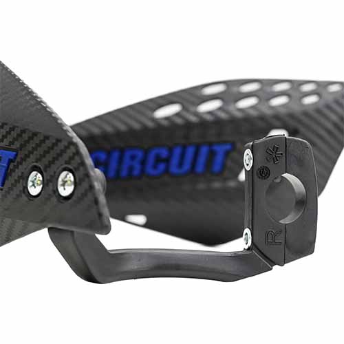 CUBRE MANO VECTOR CARBONO/AZUL (JGO) CIRCUIT PM061-2D4