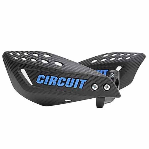 CUBRE MANO VECTOR CARBONO/AZUL (JGO) CIRCUIT PM061-2DAA