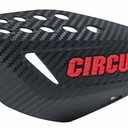 CUBRE MANO VECTOR CARBONO/ROJO FLUO (JGO) CIRCUIT PM061-2DA