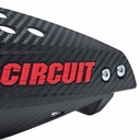 CUBRE MANO VECTOR CARBONO/ROJO FLUO (JGO) CIRCUIT PM061-2DA