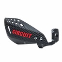 CUBRE MANO VECTOR CARBONO/ROJO FLUO (JGO) CIRCUIT PM061-2DA