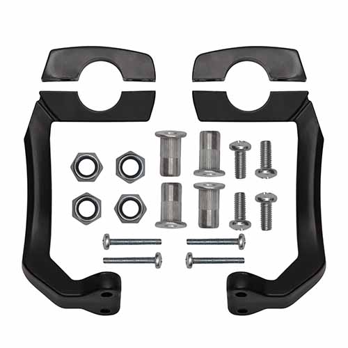 CUBRE MANO VECTOR CARBONO/GRIS (JGO) CIRCUIT PM061-2D3