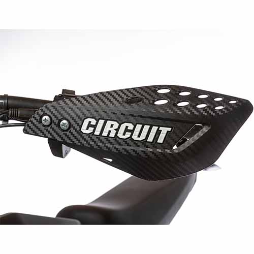 CUBRE MANO VECTOR CARBONO/BLANCO (JGO) CIRCUIT PM061-2D2