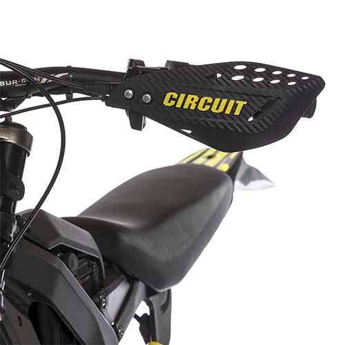 CUBRE MANO VECTOR CARBONO/AMARILLO (JGO) CIRCUIT PM061-2D6