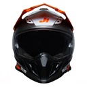 CASCO J34 PRO OUTERSPACE WHITE/FLUO ORANGE/BLACK MATT XL JUST1