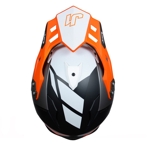 CASCO J34 PRO OUTERSPACE WHITE/FLUO ORANGE/BLACK MATT L JUST1