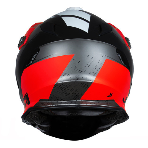 CASCO J34 PRO OUTERSPACE WHITE/FLUO RED/BLACK MATT XL JUST1