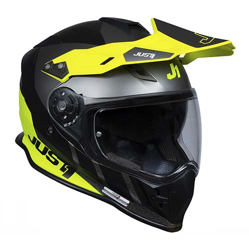 CASCO J34 PRO OUTERSPACE WHITE/FLUO YELLOW/BLACK XL JUST1