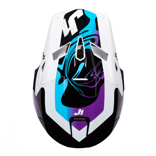 CASCO J22F FIBRA DE VIDRIO FLUID BLUE/BLACK M JUST1