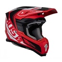 CASCO J22F FIBRA DE VIDRIO TALENT BLACK/RED XL JUST1