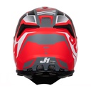 CASCO J22F FIBRA DE VIDRIO TALENT BLACK/RED XL JUST1