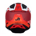 CASCO J40 FLASH RED/WHITE/BLACK MATT M JUST1