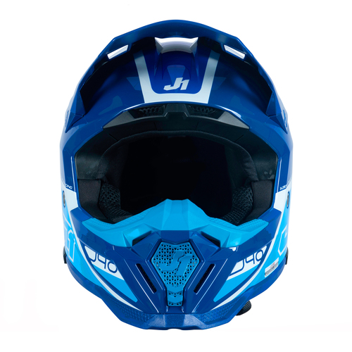 CASCO J40 FLASH WHITE/BLUE MATT XL JUST1