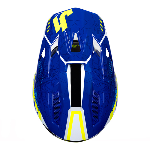 CASCO J40 MISSION FLUO YELLOW/BLUE GLOSS XS JUST1