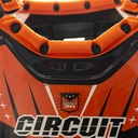 PECHERA CIRCUIT ADULTO PP/PPNEGRO/NARANJA FLUOR (PR004-E08) CIRCUIT EXCLU