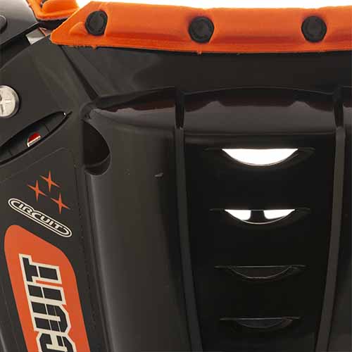 PECHERA CIRCUIT ADULTO PP/PPNEGRO/NARANJA FLUOR (PR004-E08) CIRCUIT EXCLU