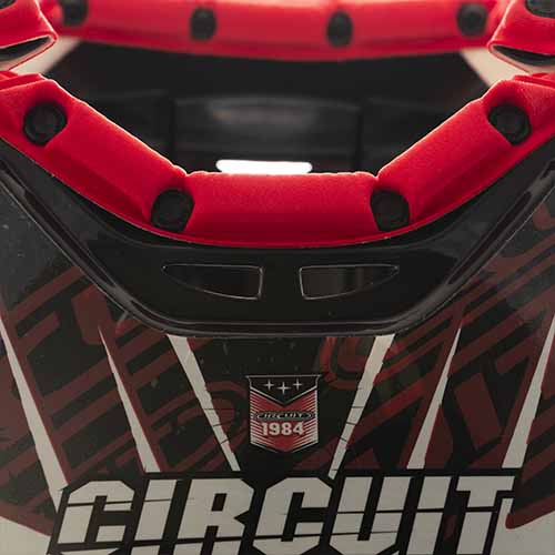 PECHERA CIRCUIT ADULTO PP/PPNEGRO/ROJO MEDIO (PR004-E13) CIRCUIT EXCLU