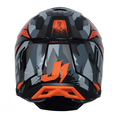 CASCO J40 SHOOTER CAMO/ORANGE/BLACK GLOSS M JUST1