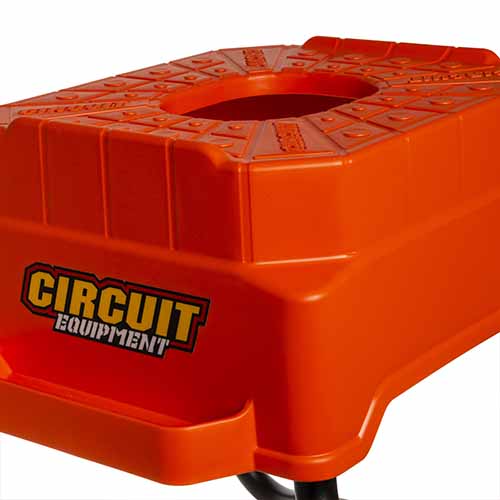 CABALLETE CUBIC MOTOCROSS NARANJA/BLANCO CIRCUIT SM001-292