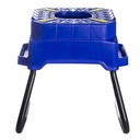 CABALLETE CUBIC MOTOCROSS AZUL/BLANCO CIRCUIT SM001-242