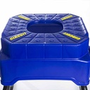 CABALLETE CUBIC MOTOCROSS AZUL/BLANCO CIRCUIT SM001-242