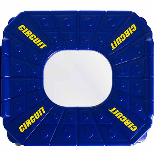 CABALLETE CUBIC MOTOCROSS AZUL/BLANCO CIRCUIT SM001-242