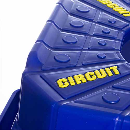 CABALLETE CUBIC MOTOCROSS AZUL/BLANCO CIRCUIT SM001-242