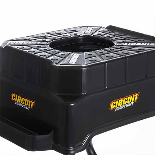 CABALLETE CUBIC MOTOCROSS NEGRO/BLANCO CIRCUIT SM001-212