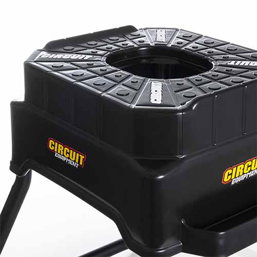 CABALLETE CUBIC MOTOCROSS NEGRO/BLANCO CIRCUIT SM001-212