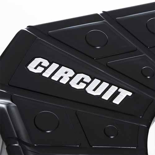 CABALLETE CUBIC MOTOCROSS NEGRO/BLANCO CIRCUIT SM001-212