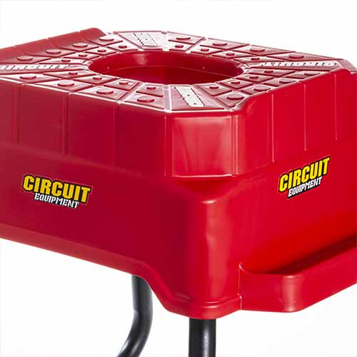 CABALLETE CUBIC MOTOCROSS ROJO/BLANCO CIRCUIT SM001-2V2