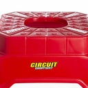 CABALLETE CUBIC MOTOCROSS ROJO/BLANCO CIRCUIT SM001-2V2