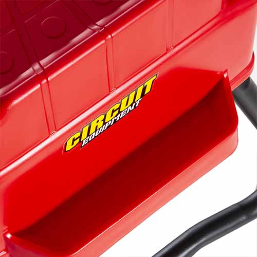 CABALLETE CUBIC MOTOCROSS ROJO/BLANCO CIRCUIT SM001-2V2