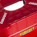CABALLETE CUBIC MOTOCROSS ROJO/BLANCO CIRCUIT SM001-2V2